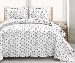Scandinavian Floral Quilt Set -Hoover Sales Store 810553021 2
