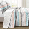 Hygge Geometric Reversible 3-Piece Quilt Set