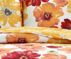 Leah Floral Reversible 3-Piece Quilt Set -Hoover Sales Store 810553248 4