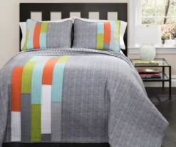 Shelly Color Block Quilt Set -Hoover Sales Store 810553312