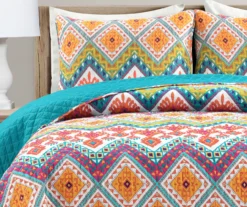 Boho Zigzag Reversible 3-Piece Quilt Set -Hoover Sales Store 810553318 2