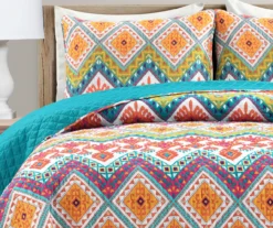 Boho Zigzag Reversible 3-Piece Quilt Set -Hoover Sales Store 810553319 2