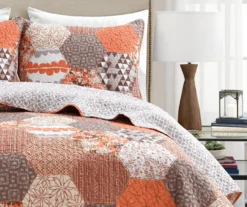 Briley Geometric Hexagon Reversible 3-Piece Quilt Set -Hoover Sales Store 810553323 2