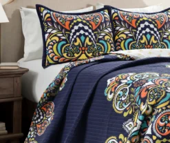 Clara Floral Reversible 3-Piece Quilt Set -Hoover Sales Store 810553332 1