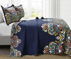 Clara Floral Reversible 3-Piece Quilt Set -Hoover Sales Store 810553332 21