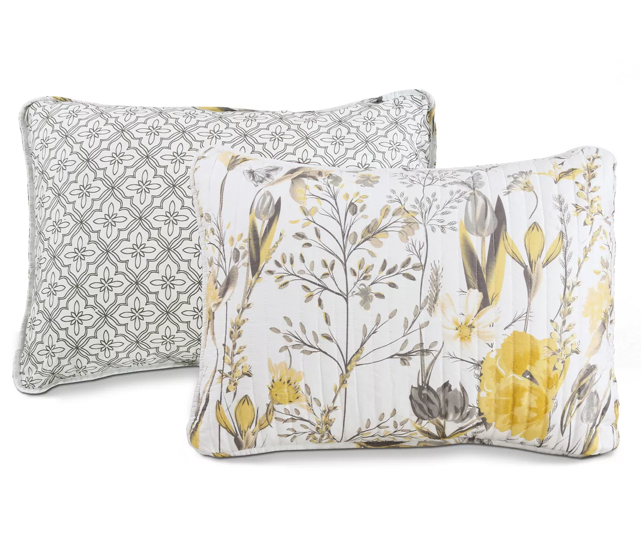 Adalia Floral Reversible 3-Piece Quilt Set 4 Adalia Floral Reversible 3-Piece Quilt Set - Image 4