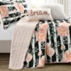 Amara Rose Stripe Reversible 5-Piece Quilt Set