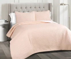 Ava Diamond-Quilted 3-Piece Quilt Set -Hoover Sales Store 810553351 1