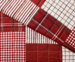 Greenville Plaid Patchwork Reversible 3-Piece Quilt Set -Hoover Sales Store 810553375 41