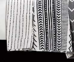 Hygge Black & White Geometric Reversible King 3-Piece Quilt Set 9 Hygge Black & White Geometric Reversible King 3-Piece Quilt Set -Hoover Sales Store 810553388 3