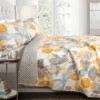 Layla Floral Reversible 3-Piece Quilt Set