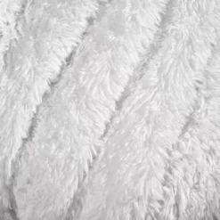 Emma White Faux Fur Throw, (50" X 60") 12 Emma White Faux Fur Throw, (50" X 60") -Hoover Sales Store 810553469 3