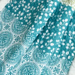 Bohemian Block Sherpa Throw, (50" X 60") -Hoover Sales Store 810553507 31