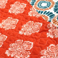 Bohemian Block Sherpa Throw, (50" X 60") -Hoover Sales Store 810553508 31