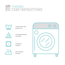 White, Yellow & Gray Floral Penrose Quilted Throw, (50" X 60") -Hoover Sales Store 810553524 4