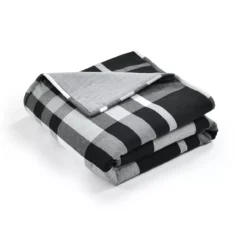 Black & White Farmhouse Plaid Throw, (50" X 60") -Hoover Sales Store 810553539 41