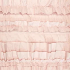 Blush Pink Ruffled Belle Throw, (50" X 60") -Hoover Sales Store 810553544 3