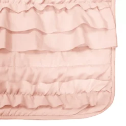 Blush Pink Ruffled Belle Throw, (50" X 60") -Hoover Sales Store 810553544 4