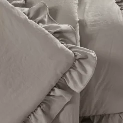 Reyna Gray Ruffle-Trim Crinkle Throw, (50" X 60") -Hoover Sales Store 810553552 2