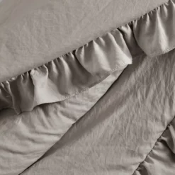 Reyna Gray Ruffle-Trim Crinkle Throw, (50" X 60") -Hoover Sales Store 810553552 3