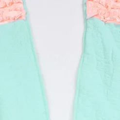 Pink & Mint Ruffle Sherpa Mermaid Tail Wearable Throw -Hoover Sales Store 810553556 31