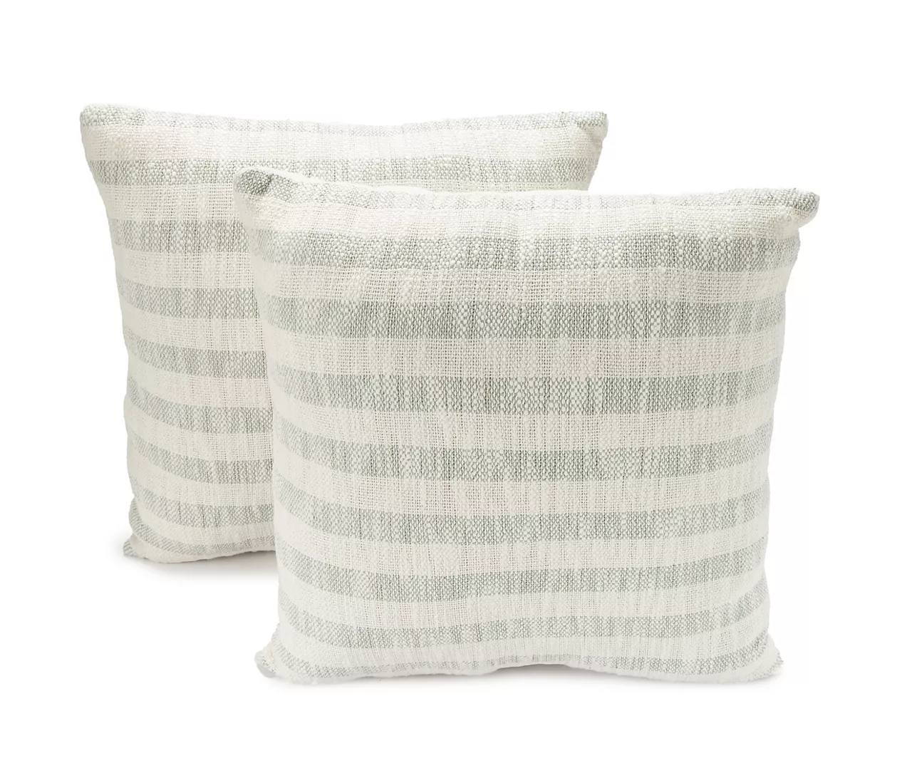 Kira Green & Beige Stripe Throw Pillow, 2-Pack 2 Kira Green & Beige Stripe Throw Pillow, 2-Pack - Image 2