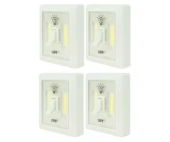 LitezAll COB LED Mini Light Switch, 4-Pack -Hoover Sales Store 810562009 4
