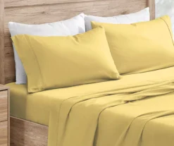Yellow Microfiber Sheet Set 11 Yellow Microfiber Sheet Set -Hoover Sales Store 810564915 1