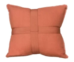Myra Washed Coral Stripe Throw Pillow -Hoover Sales Store 810564955 21