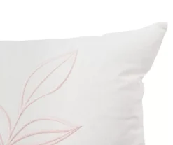 Egret & Cameo Rose Simple Stem Square Throw Pillow -Hoover Sales Store 810565637 2