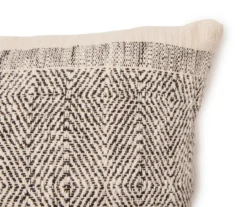 Hawthorne Black & White Geometric Square Throw Pillow -Hoover Sales Store 810565727 2