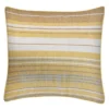 Victoria Yellow & Brown Stripe Throw Pillow