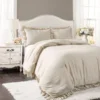 Lush Decor Reyna Ruffle-Trim 3-Piece Comforter Set