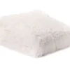 White Faux Fur Throw, (50" X 60")
