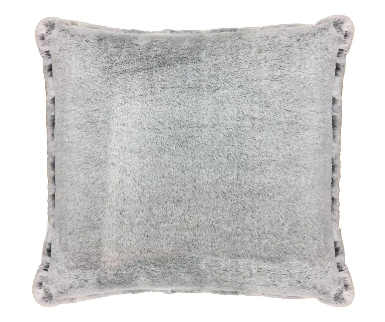 Chelsey Charcoal Faux Fur Throw Pillow 2 Chelsey Charcoal Faux Fur Throw Pillow - Image 2