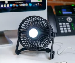 LitezAll Rechargeable Portable Fan With Light -Hoover Sales Store 810582923 10