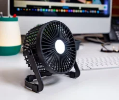 LitezAll Rechargeable Portable Fan With Light -Hoover Sales Store 810582923 9