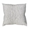 Whendy White & Navy Stitch-Stripe Throw Pillow