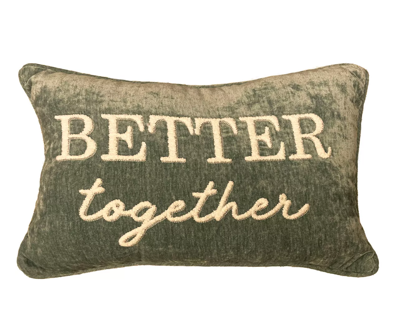 "Better Together" Aqua Throw Pillow 1 "Better Together" Aqua Throw Pillow