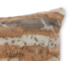 Gray, Tan & White Patterned Stripe Body Pillow -Hoover Sales Store 810590457 2 A8