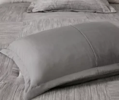 Kelan Gray Streak Patchwork Seersucker Queen 7-Piece Comforter Set 22 Kelan Gray Streak Patchwork Seersucker Queen 7-Piece Comforter Set -Hoover Sales Store 810590769 810590768 810590767 10 1