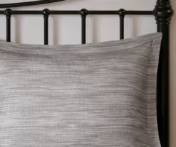 Kelan Gray Streak Patchwork Seersucker King 7-Piece Comforter Set -Hoover Sales Store 810590769 810590768 810590767 9