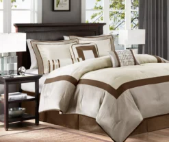 Beverly Color Block Comforter Set -Hoover Sales Store 810590772 810590771 810590770 2