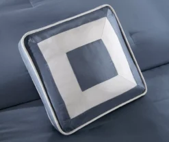 Beverly Navy & White Color Block King 7-Piece Comforter Set -Hoover Sales Store 810590775 810590774 810590773 5 2