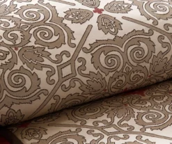 Perry Red & Brown Medallion Jacquard California King 7-Piece Comforter Set -Hoover Sales Store 810590781 810590780 810590779 5