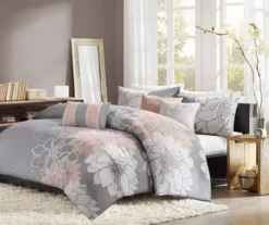 Jane Floral Reversible Cotton Duvet Cover Set -Hoover Sales Store 810590786 810590785 2