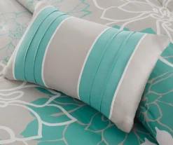 Jane Floral Reversible Cotton Duvet Cover Set -Hoover Sales Store 810590788 810590787 3