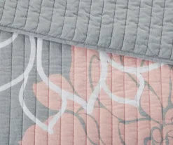 Jane Floral Reversible Cotton Coverlet Set -Hoover Sales Store 810590790 810590789 10