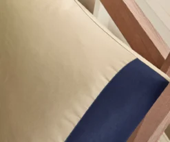 Rick Navy & Beige Crisscross Queen 9-Piece Comforter Set -Hoover Sales Store 810590798 810590797 810590796 810590795 9