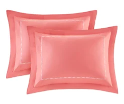 Blaire Coral & Aqua Boho Medallion Twin XL 8-Piece Comforter Set 15 Blaire Coral & Aqua Boho Medallion Twin XL 8-Piece Comforter Set -Hoover Sales Store 810590806 810590805 810590804 810590803 5